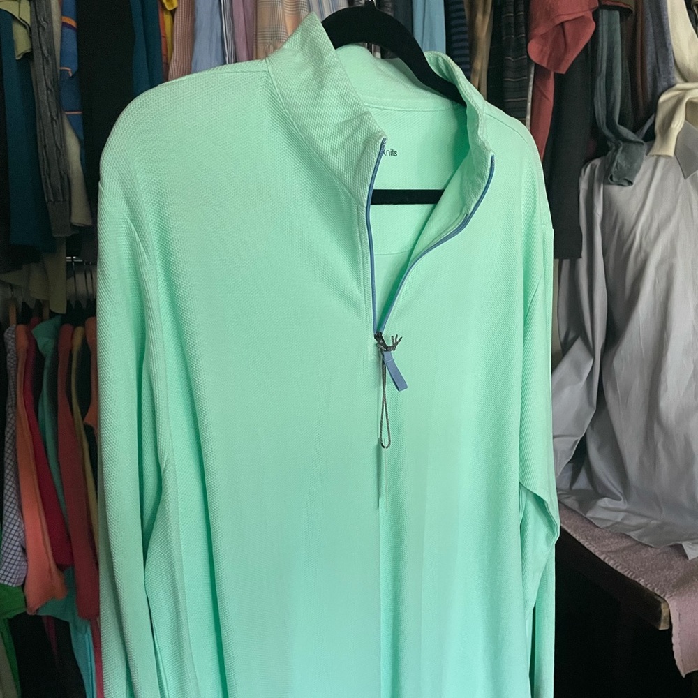 (New) Whisper Knits Men’s Quarter Zip Sweater